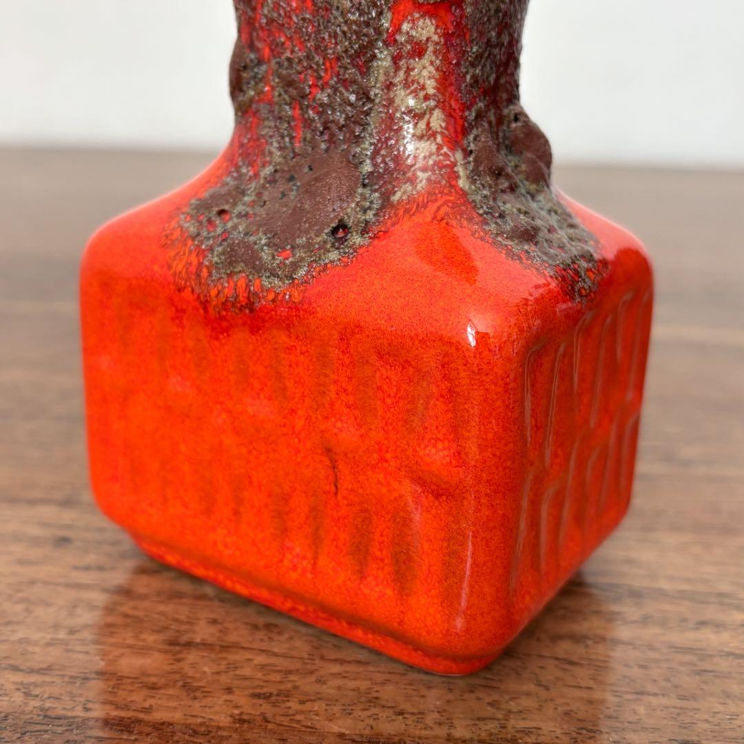 【ドイツ Stein Keramikの小さな花瓶】Fat Lava 410