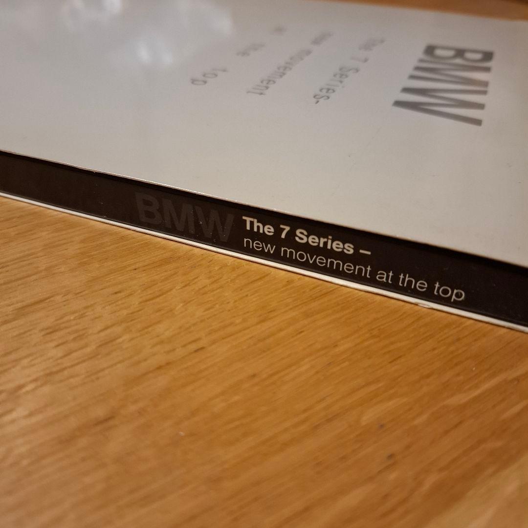  7シリーズ E38 非売品 公式プレス資料 外箱付 ハードカバー 英語版