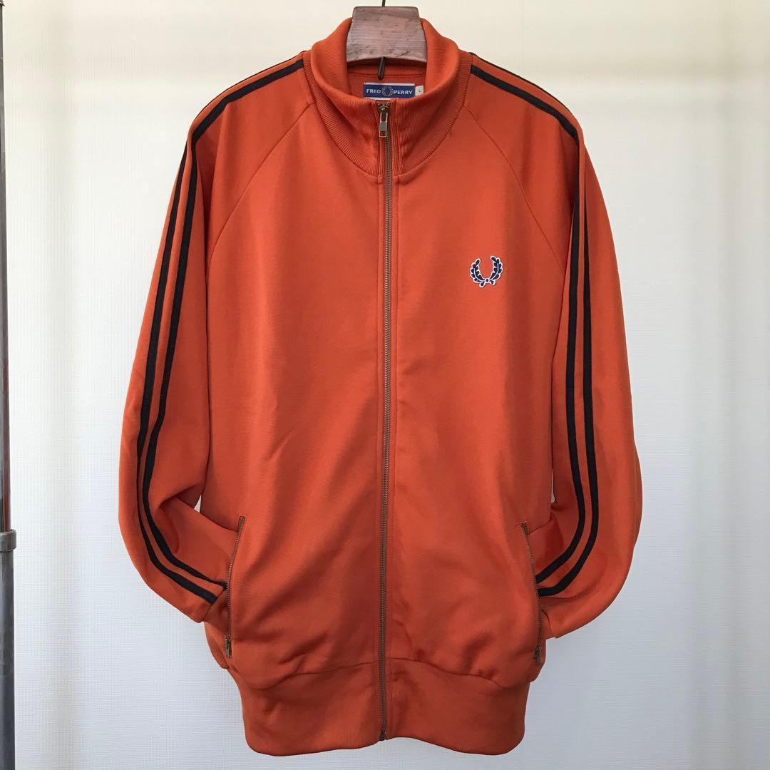 フレッドペリー☆L～XL☆オレンジ☆トラックジャケット☆ジャージ