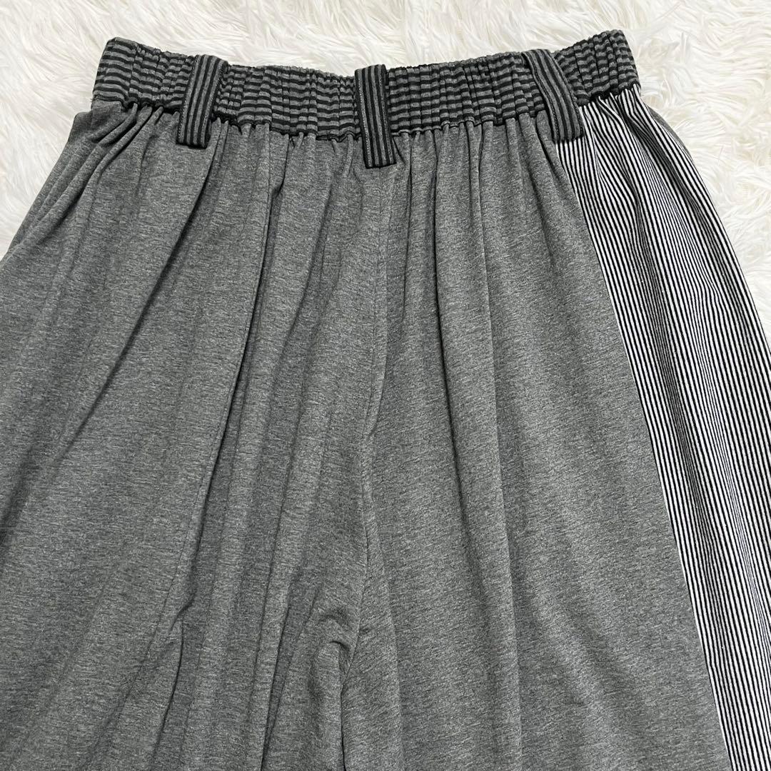 美品　萌　モユル　MOYURU サルエルパンツ　ストライプ　センソユニコ