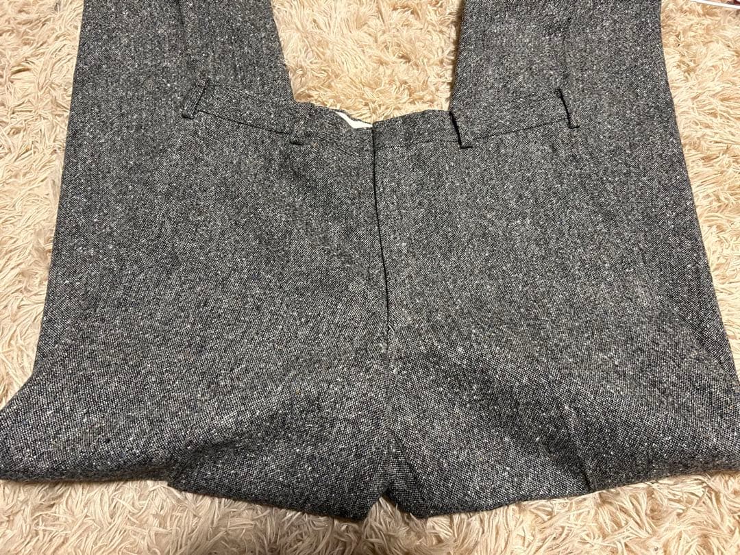 ブルックスブラザーズ　ツイードスラックス　ネップ　ライトグレー