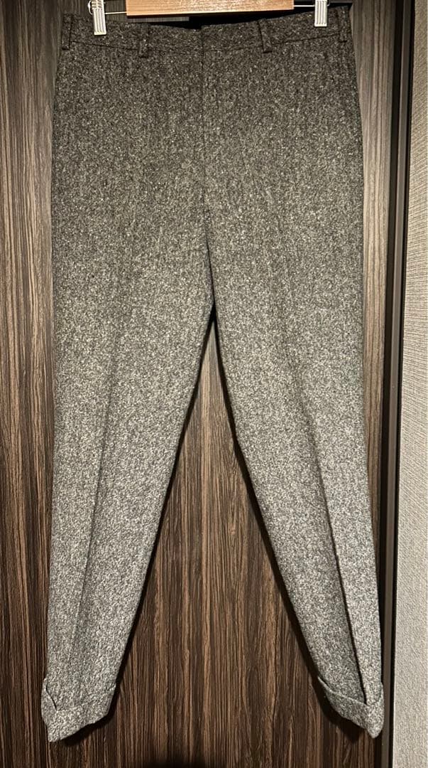 ブルックスブラザーズ　ツイードスラックス　ネップ　ライトグレー