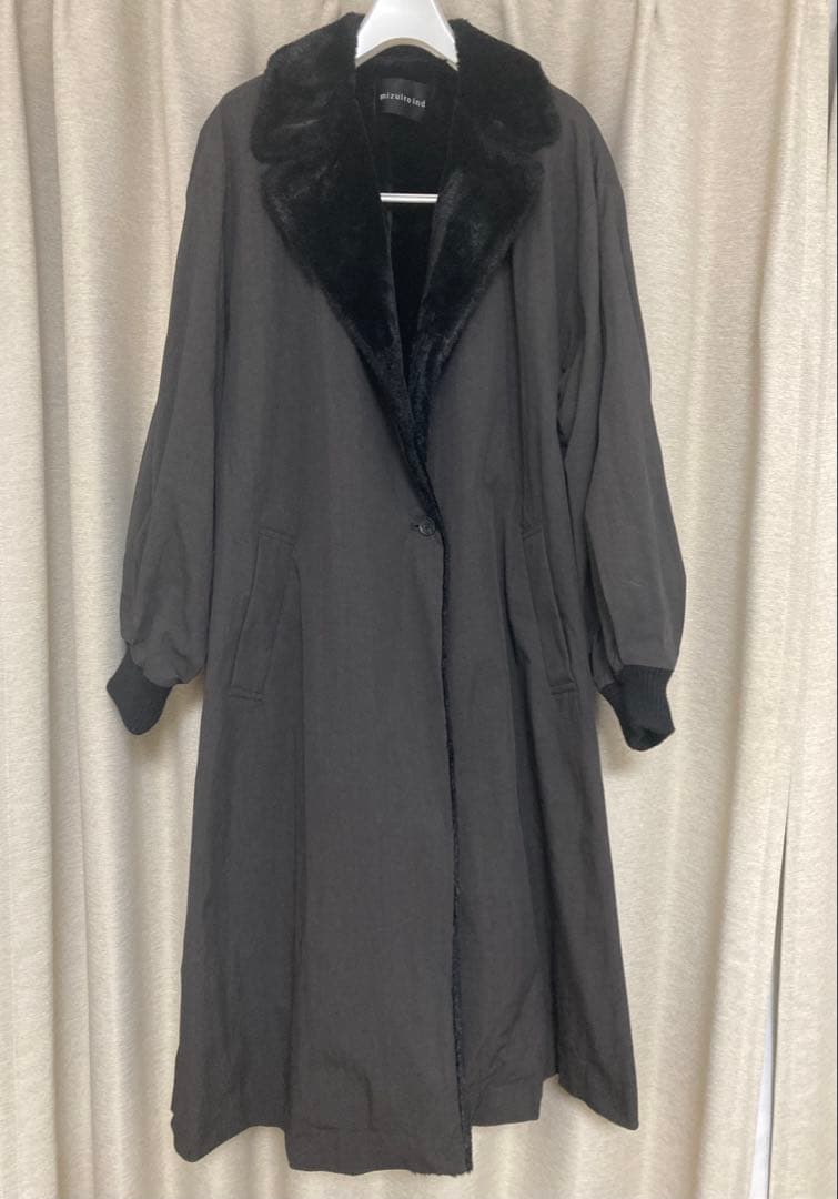 mizuiroind バックボアコート(グレー)