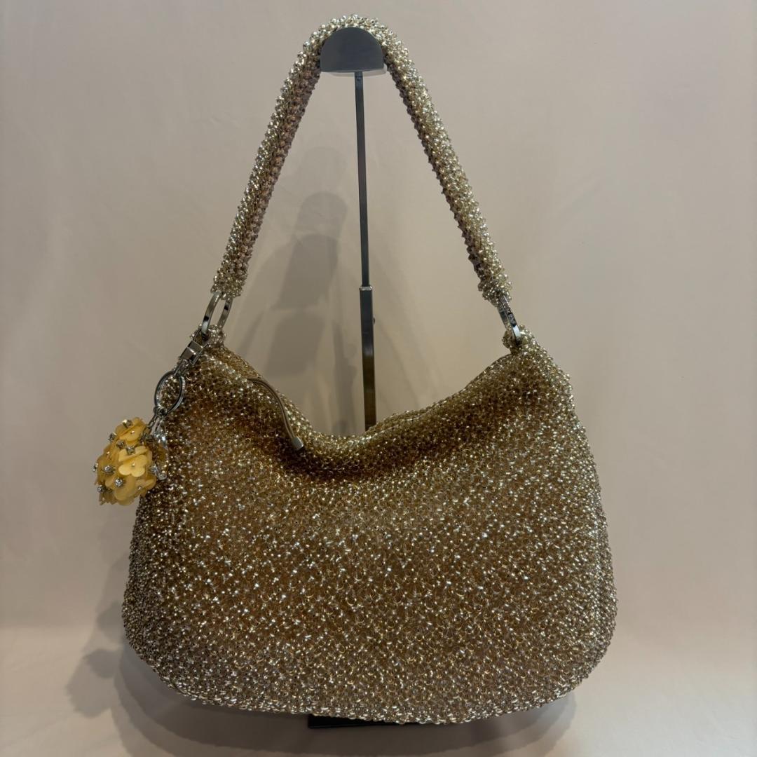 【美品】アンテプリマ ワイヤー ワンショルダー ゴールド　チャーム付き