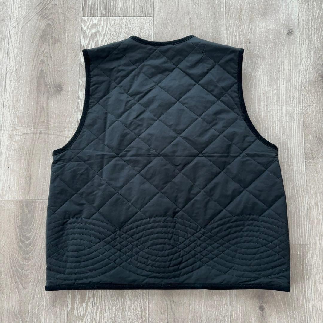 毎日着回したいキルティングベスト（ブラック）