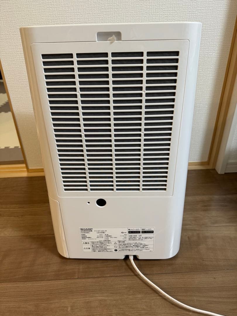 SHARP 除湿機CV-EF120-W 2016年製