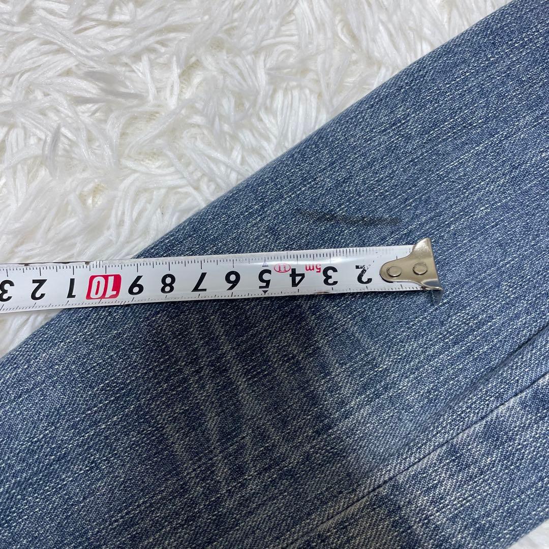 BURBERRY BLUELABEL ノバチェック デニムジャケット 刺繍 40