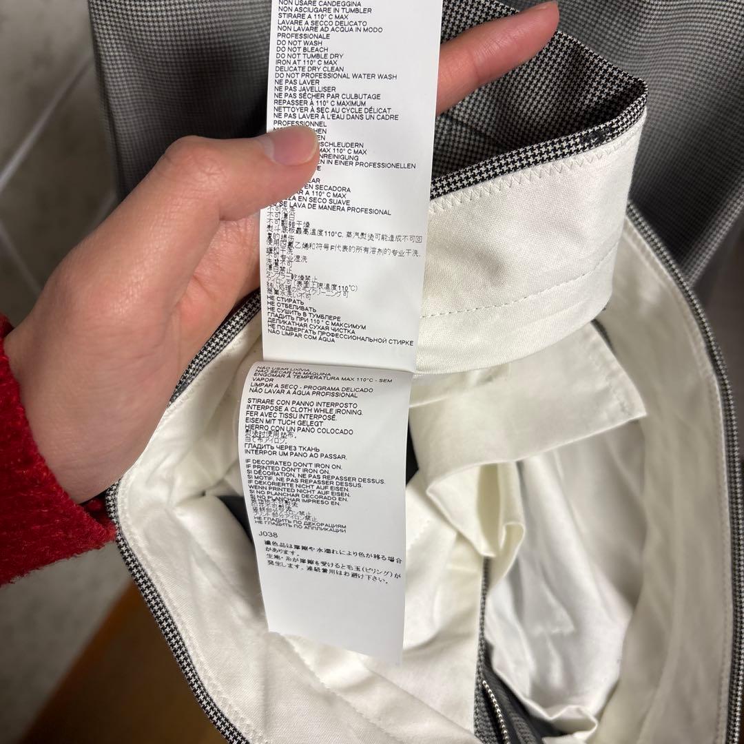 メゾンマルジェラ　グレー　スーツ　セットアップ