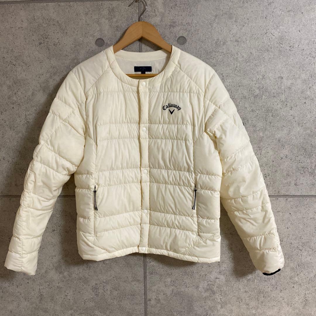 正規品　定価20,900 キャロウェイ　ライトダウン　撥水ブルゾン　ホワイト系