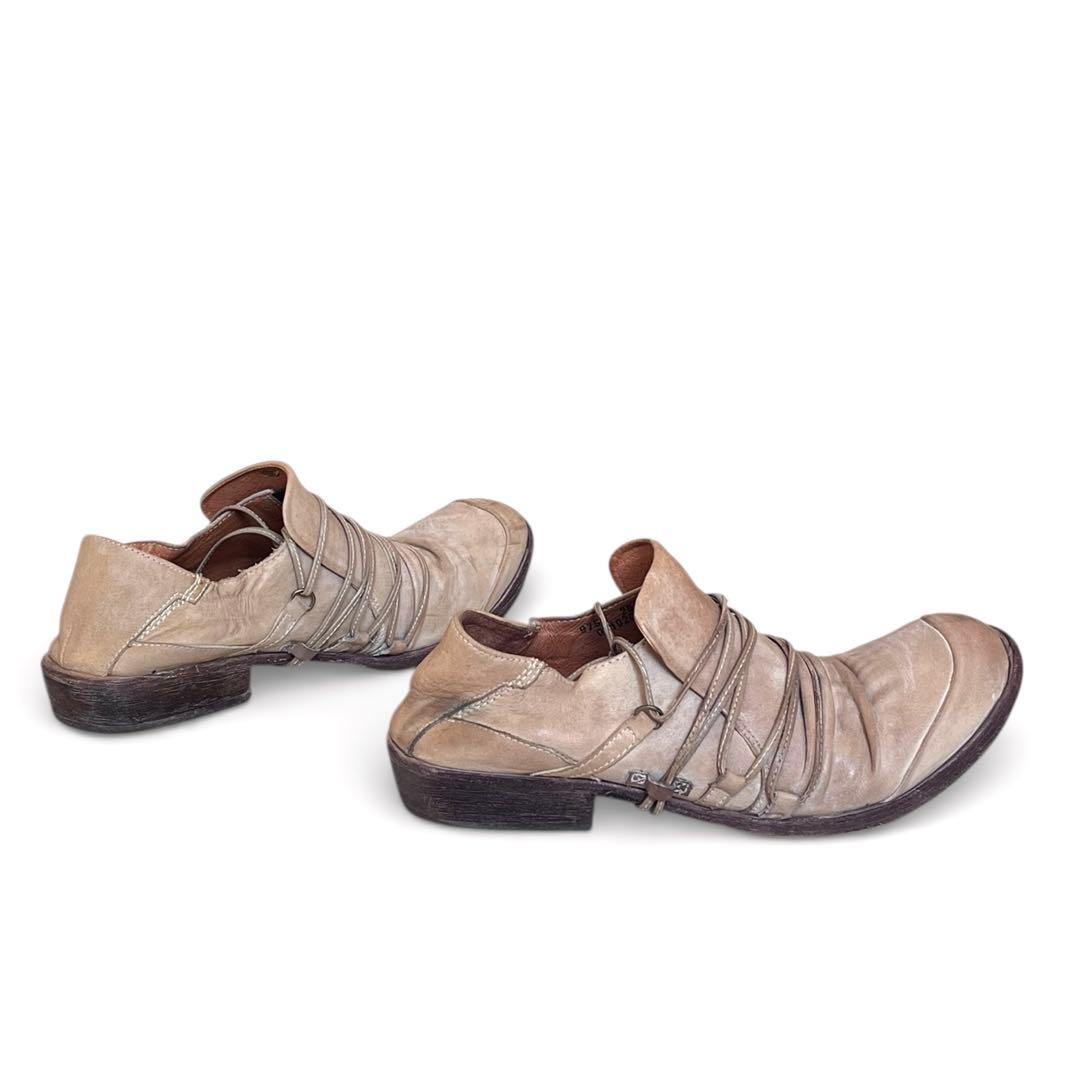 00s whoop-de-doo 鬼反り グルグル紐 レザーシューズ 革靴 本革