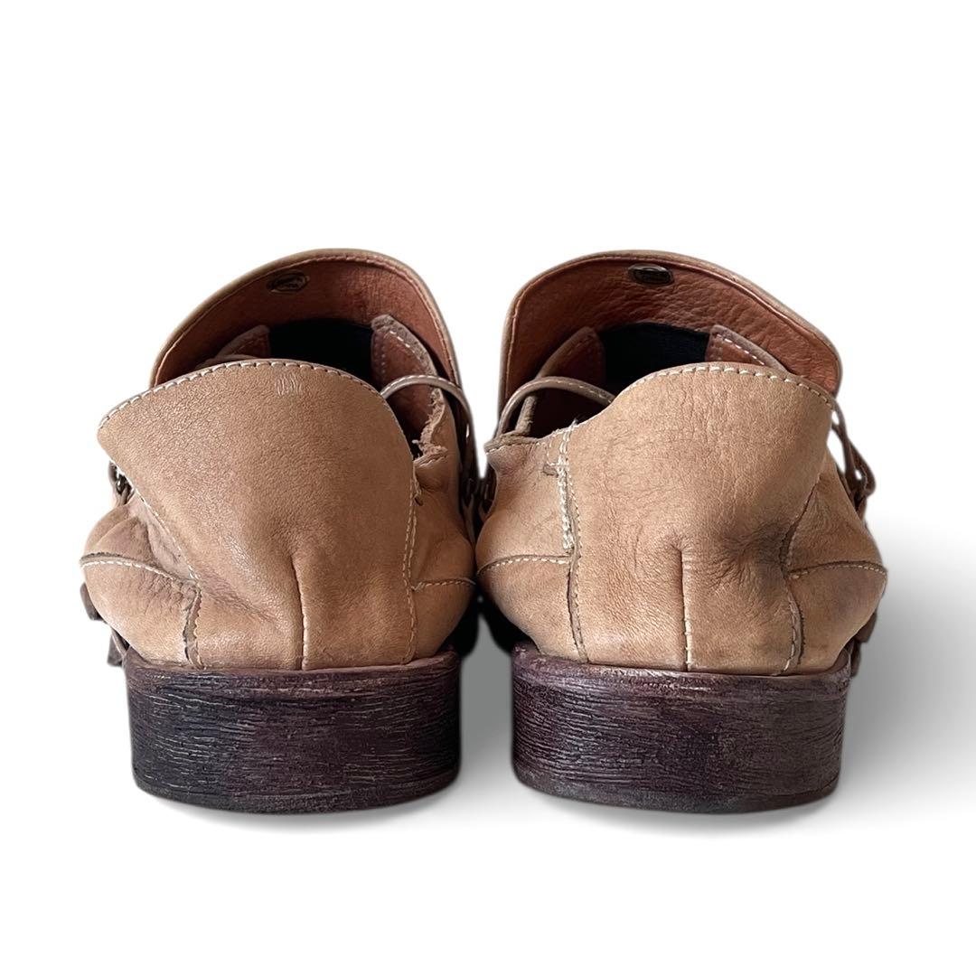 00s whoop-de-doo 鬼反り グルグル紐 レザーシューズ 革靴 本革