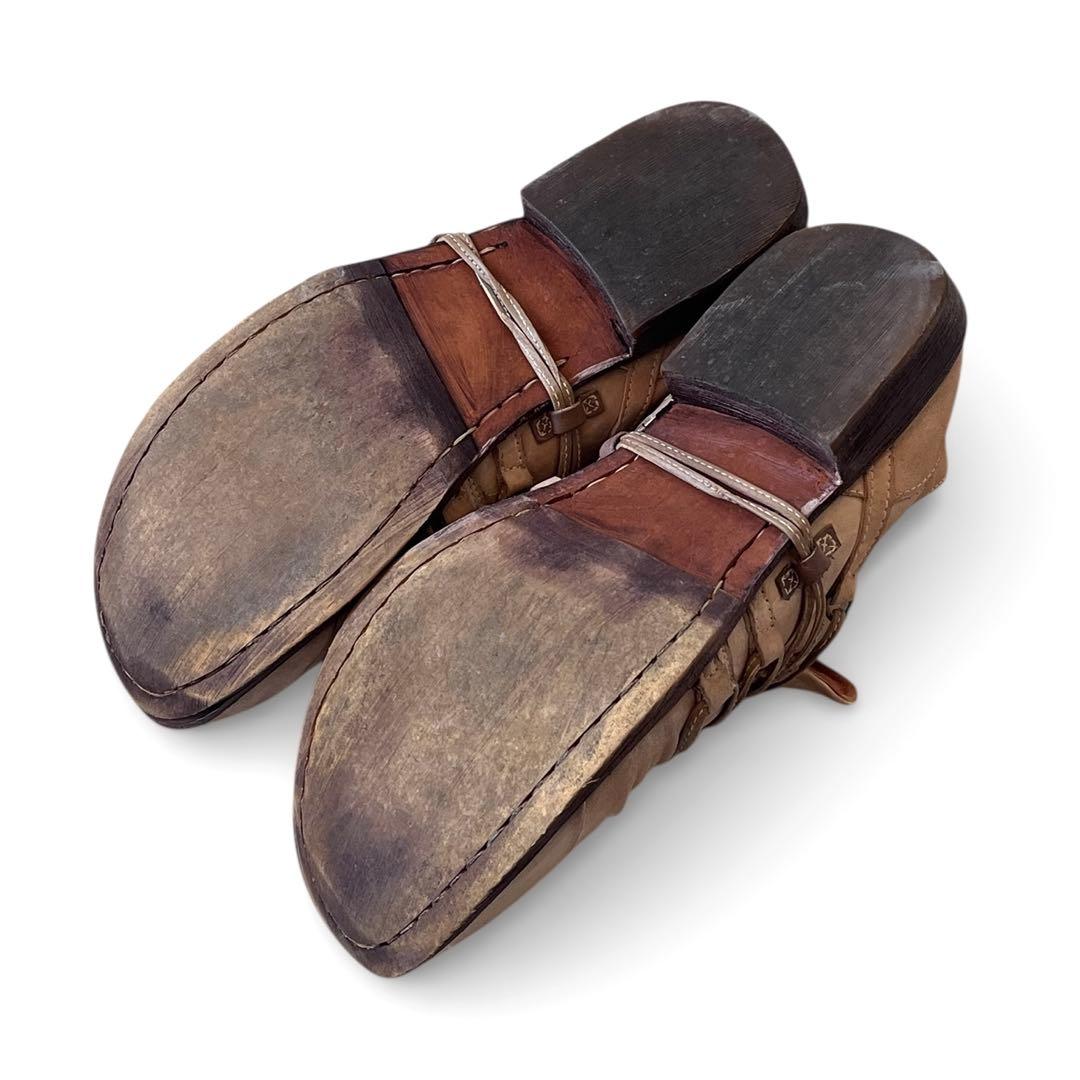 00s whoop-de-doo 鬼反り グルグル紐 レザーシューズ 革靴 本革