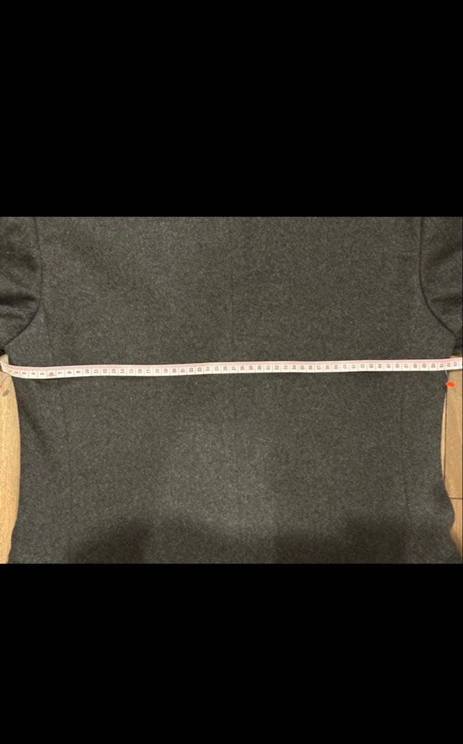 【美品】 アクアスキュータム　ダブル　チェスターコート　カシミヤ　グレー