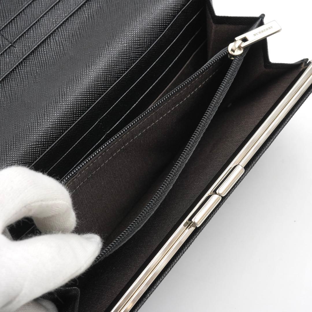 ✨新品未使用✨　Burberry 長財布　エンボスチェック　ノバチェック　黒色