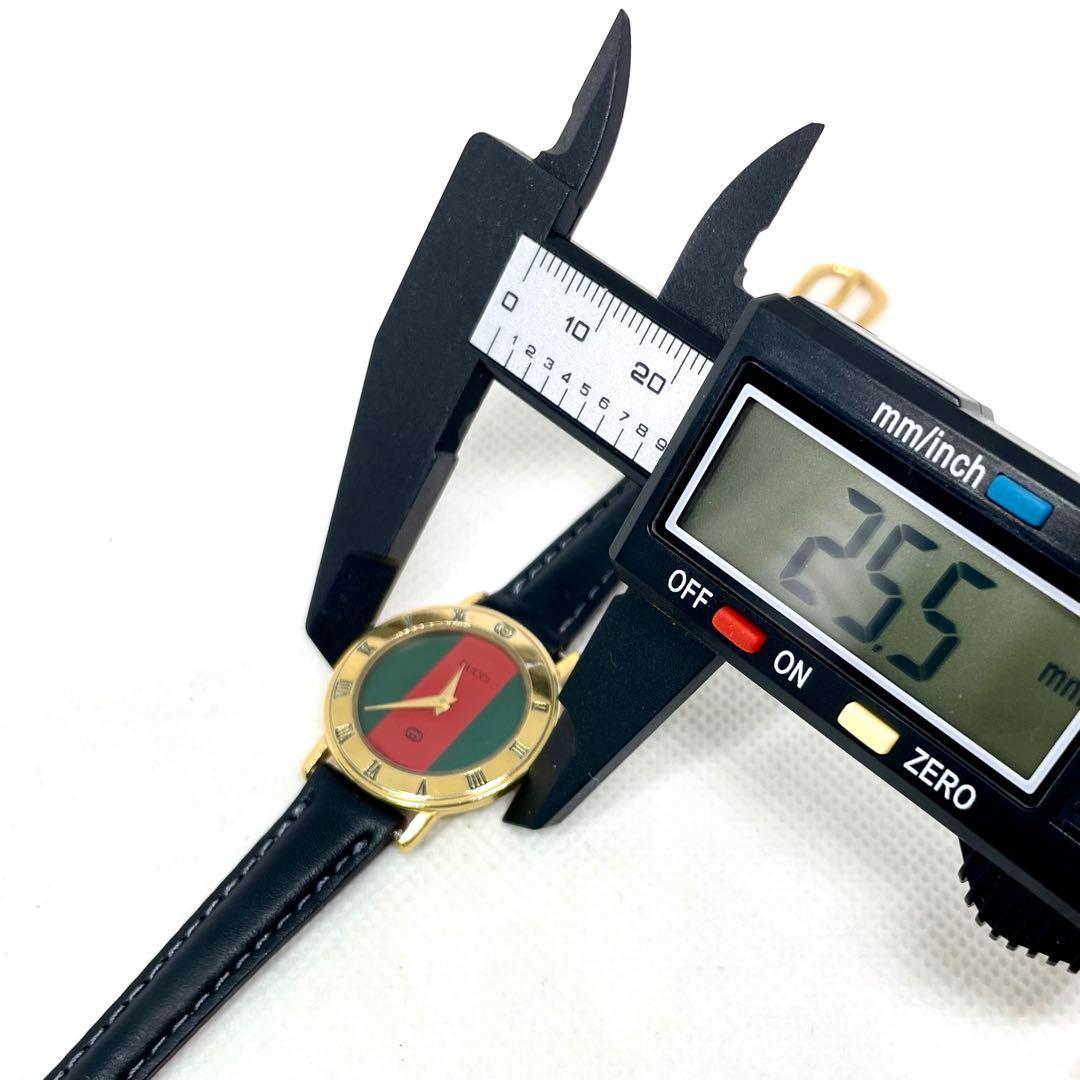 稼働　GUCCI 3000L レディース　シェリーライン　新品ベルト（社外品）