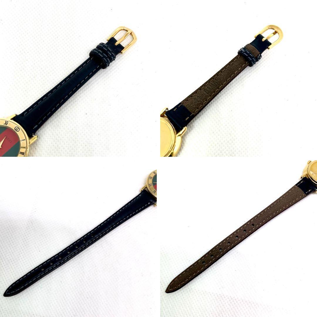 稼働　GUCCI 3000L レディース　シェリーライン　新品ベルト（社外品）