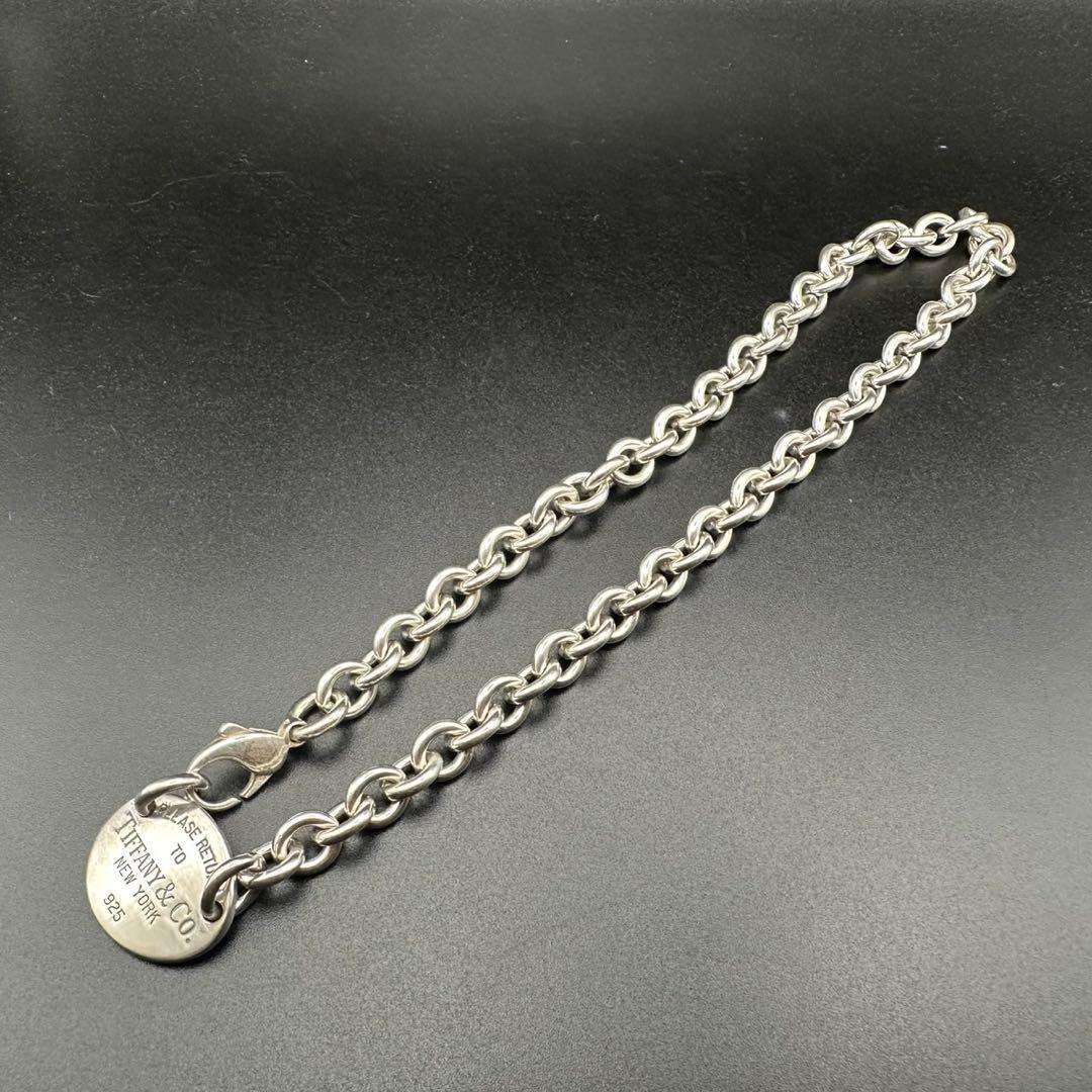 極美品✨　ティファニー　ネックレス　チョーカー　オーバル　チェーン　1265