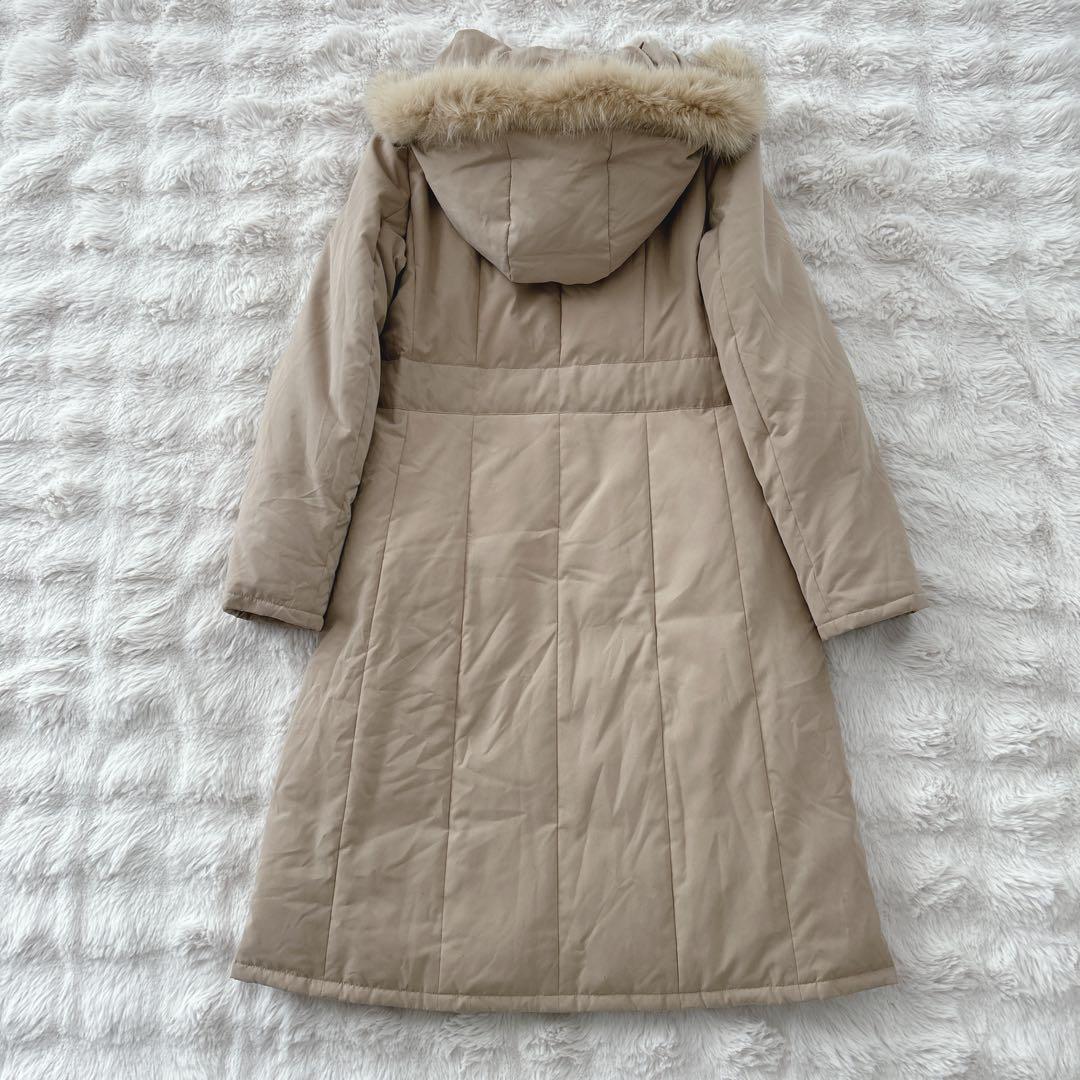 インディヴィ★ロング　ダウンコート　フォックスファー　フード