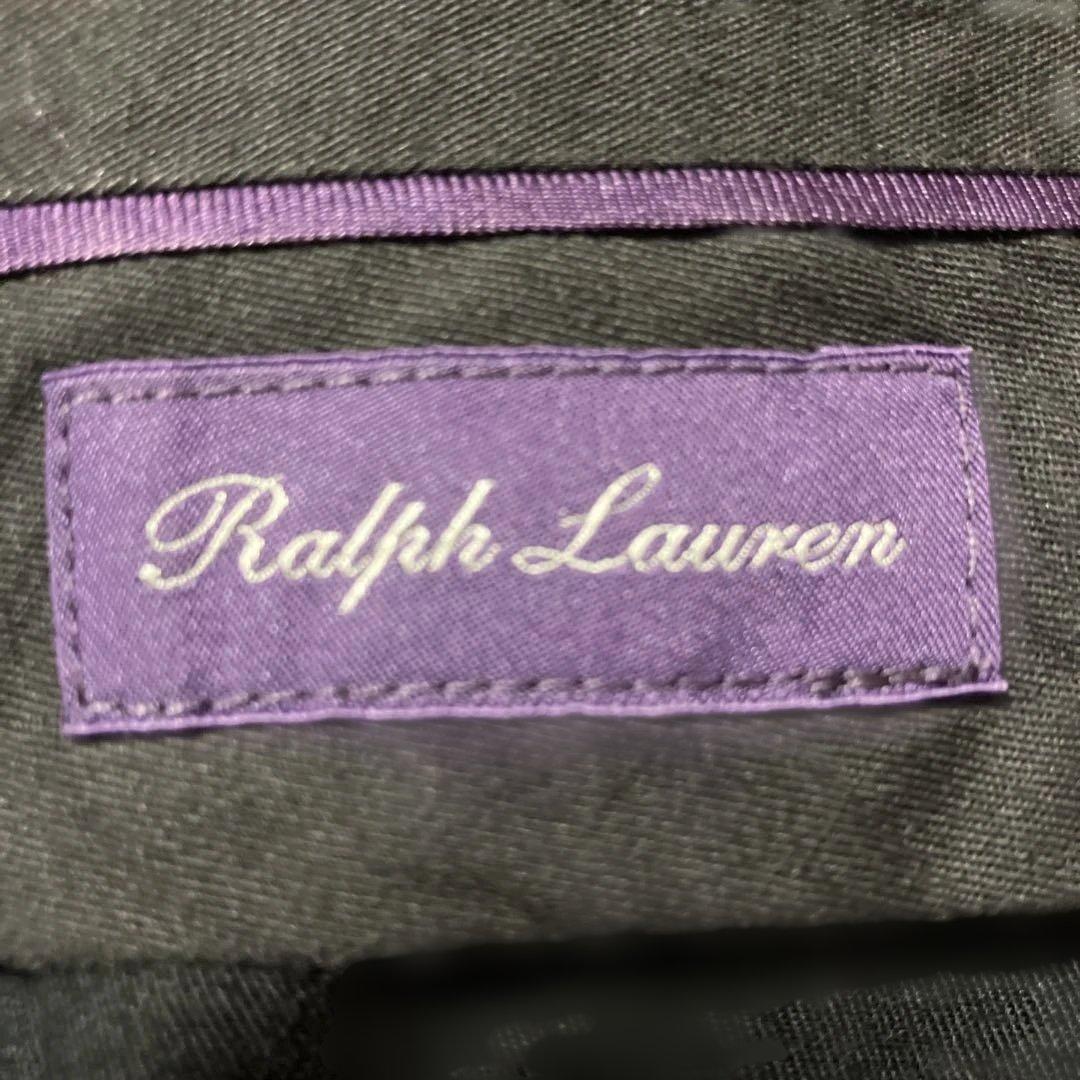 RALPH LAUREN purple labelコットンパンツ34ネイビー