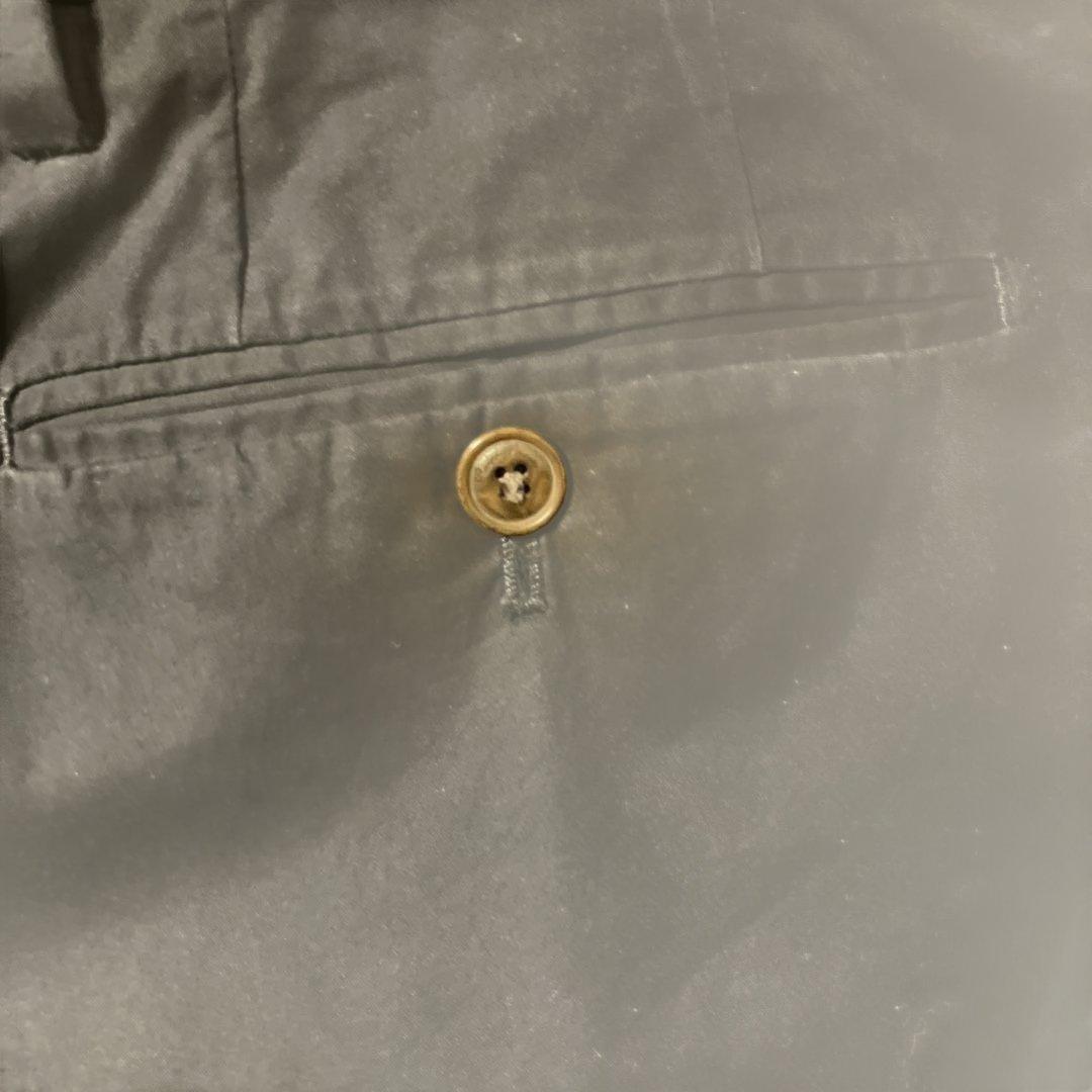 RALPH LAUREN purple labelコットンパンツ34ネイビー