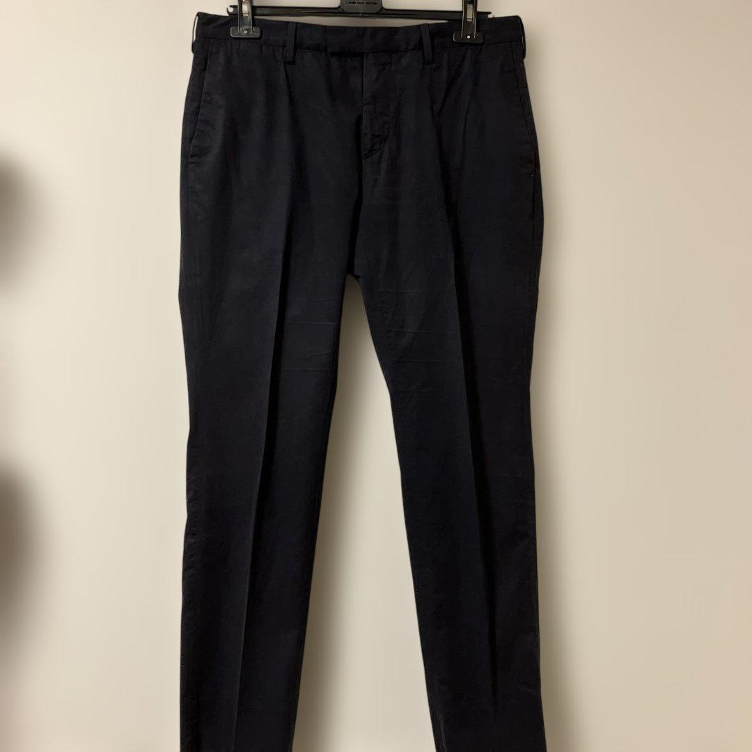 RALPH LAUREN purple labelコットンパンツ34ネイビー