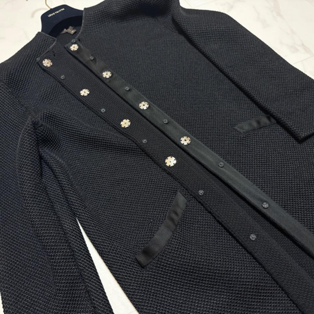 美品 LOUIS VUITTON F4KC200DL ボウタイ ノーカラーコート