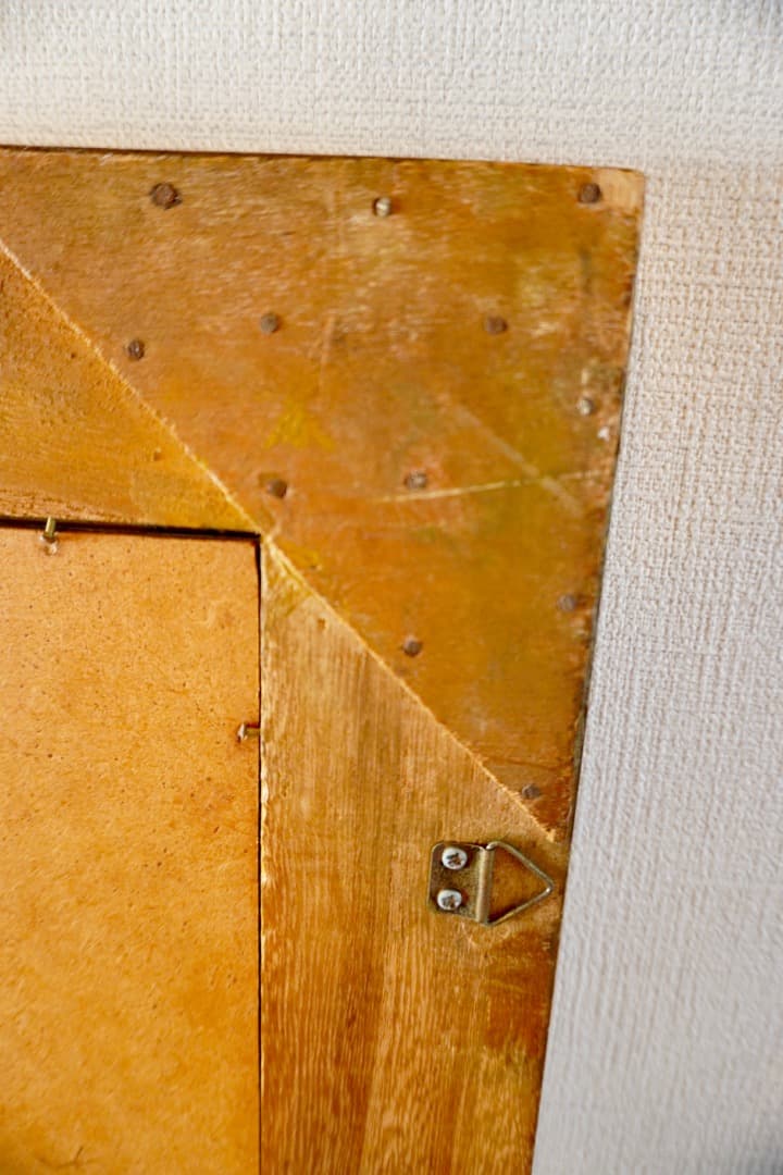 イギリス アンティークゴールド ミラー