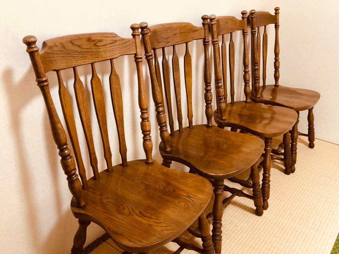 飛騨家具 太平winds ウィンザーチェアー&テーブルセット 説明文必須④