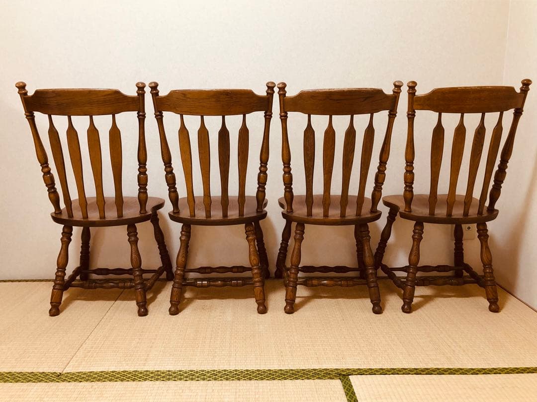 飛騨家具 太平winds ウィンザーチェアー&テーブルセット 説明文必須④