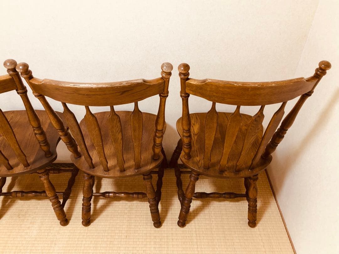 飛騨家具 太平winds ウィンザーチェアー&テーブルセット 説明文必須④