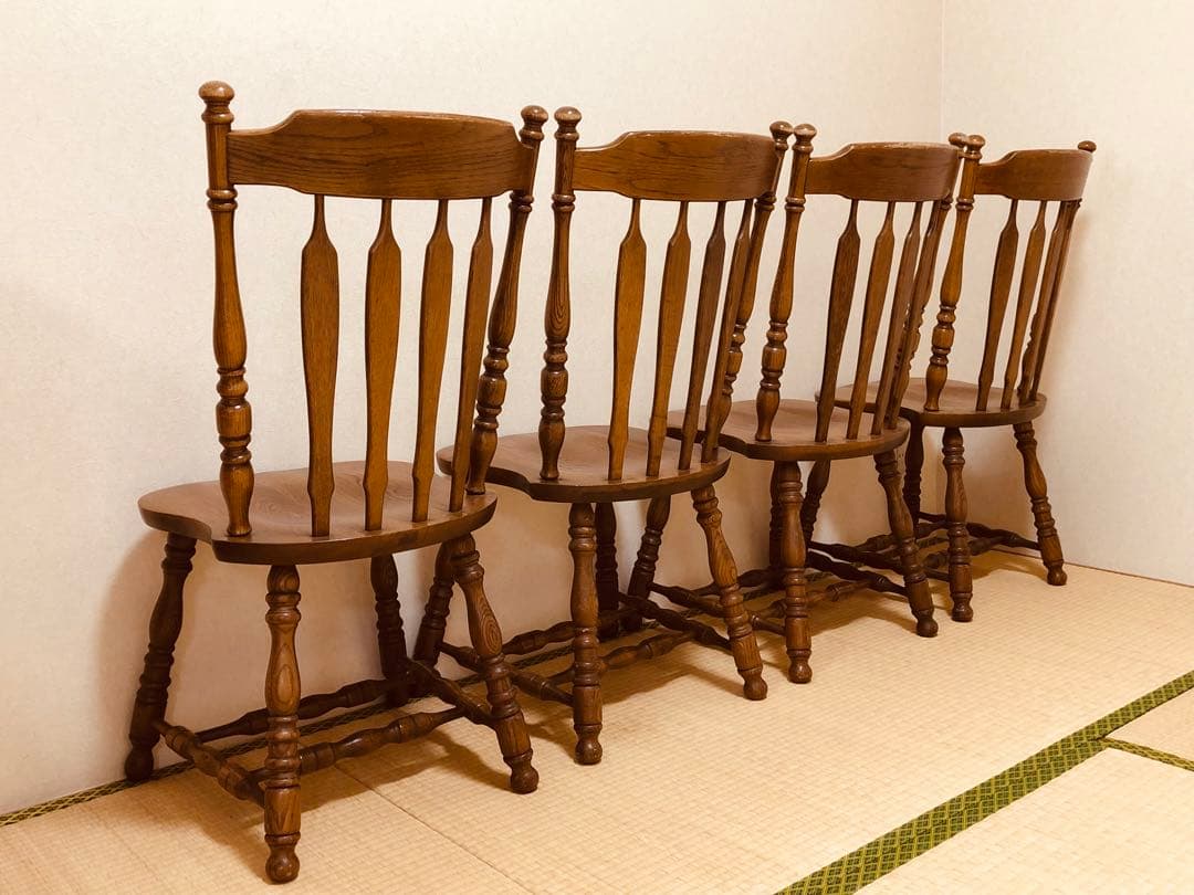 飛騨家具 太平winds ウィンザーチェアー&テーブルセット 説明文必須④