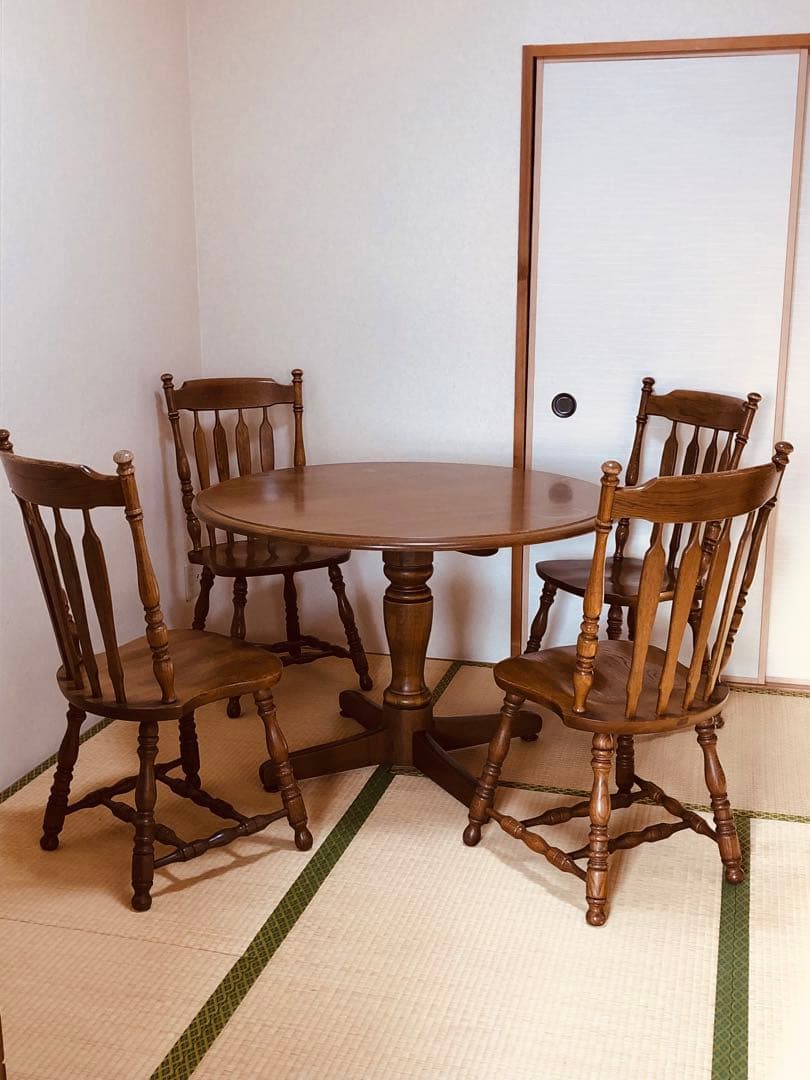 飛騨家具 太平winds ウィンザーチェアー&テーブルセット 説明文必須④