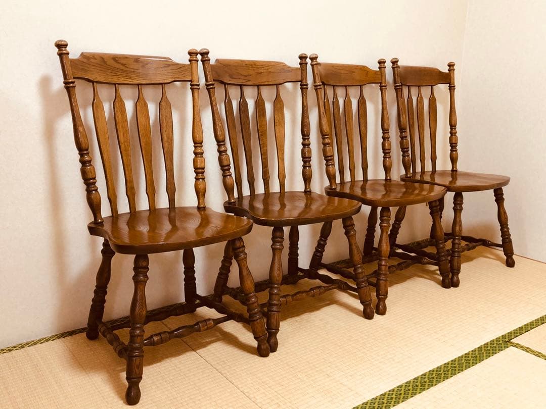 飛騨家具 太平winds ウィンザーチェアー&テーブルセット 説明文必須④