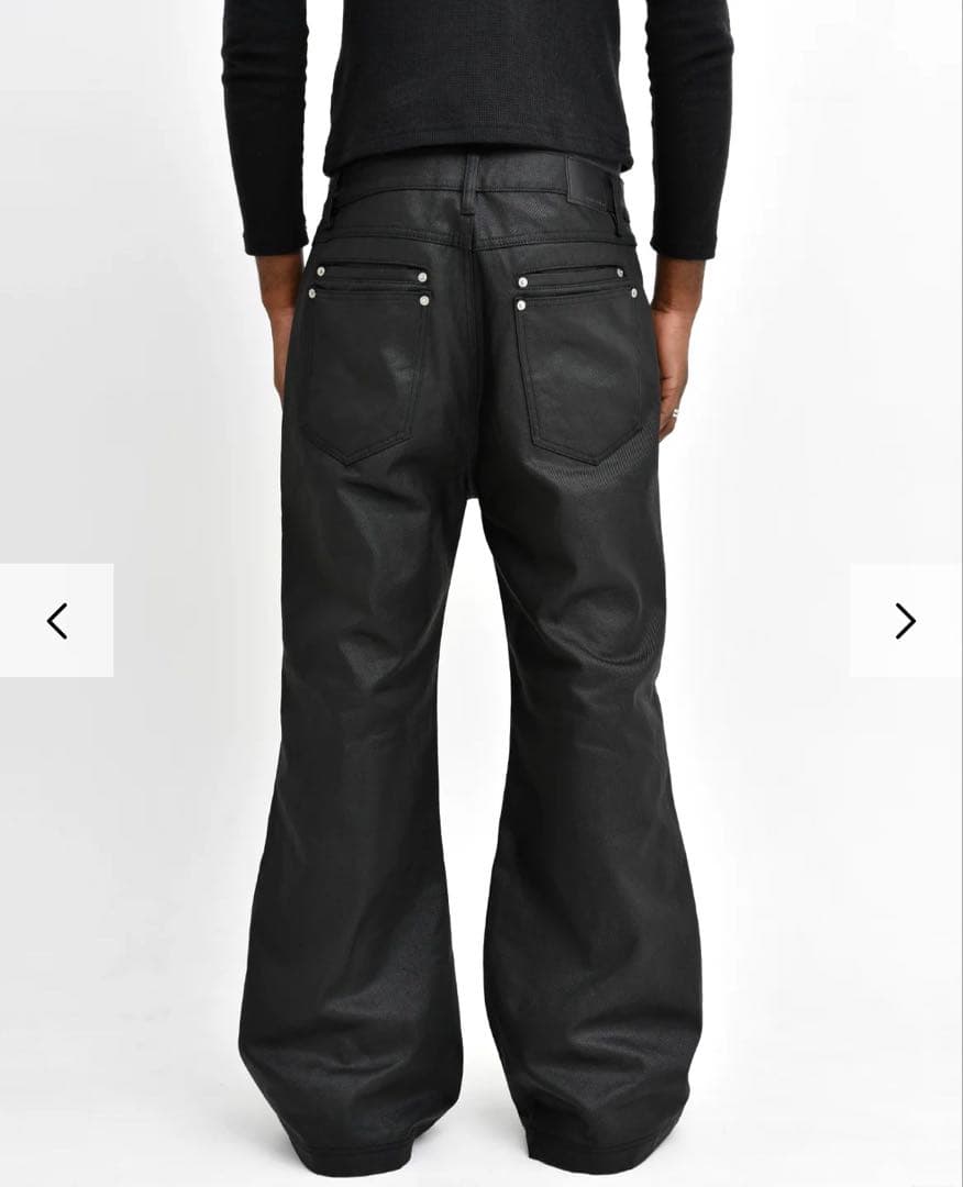 パンツ Asapmode Stacked Oil Coating Pants