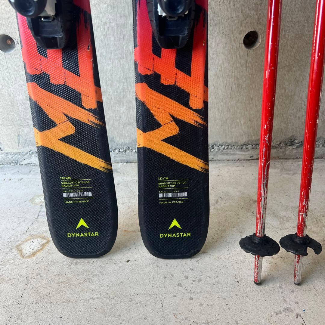 DYNASTAR ジュニア用スキー板120cm＋ストック85cm