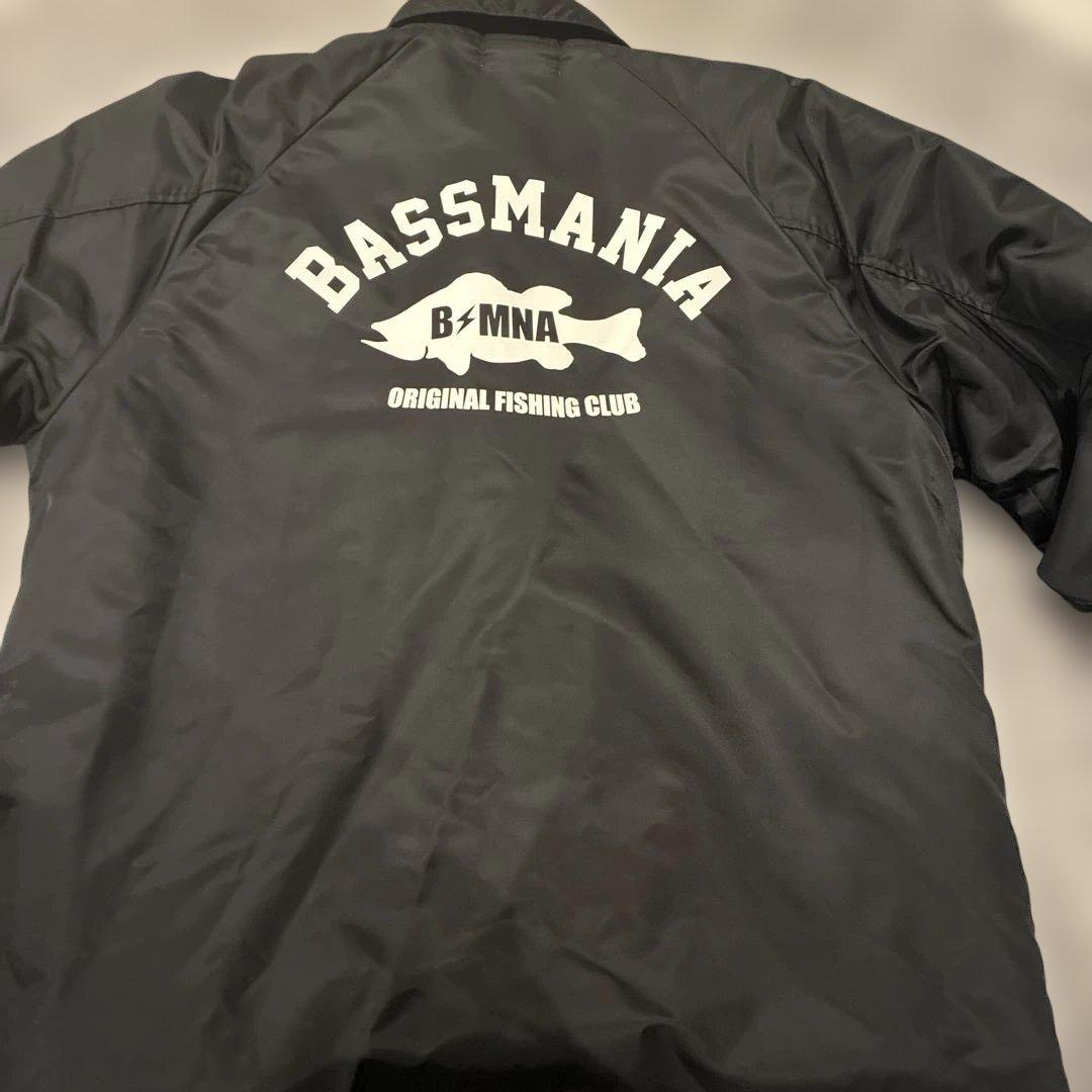 BASSMANIA ブラック コーチジャケット