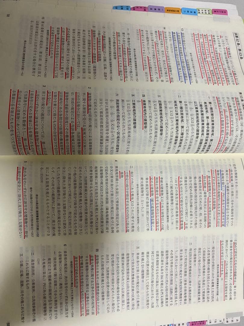 【値下げ】総合資格学院　1級建築士　令和6年度　2024年　線引き済み法令集