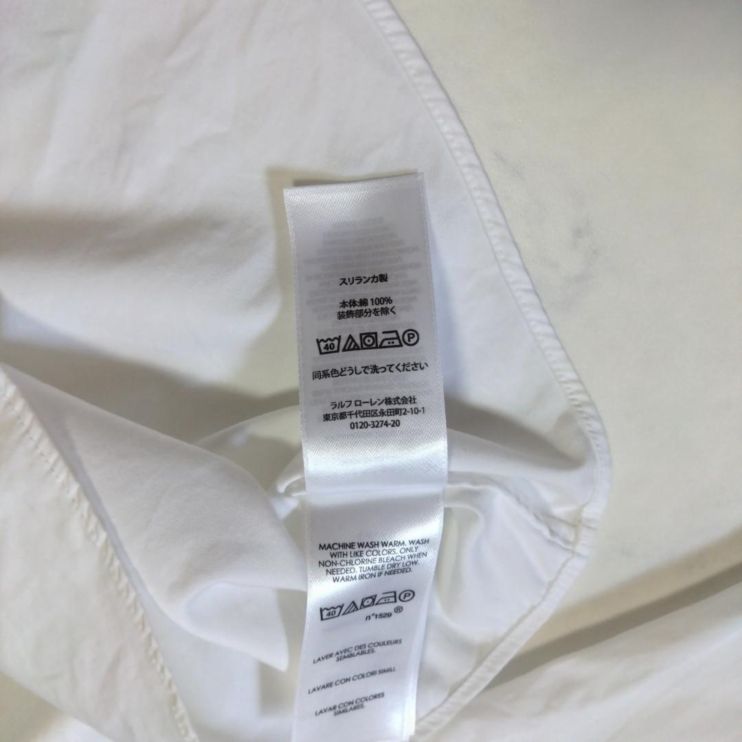 ラルフローレン クラシックフィット BDシャツ M 白 ポニー刺繍