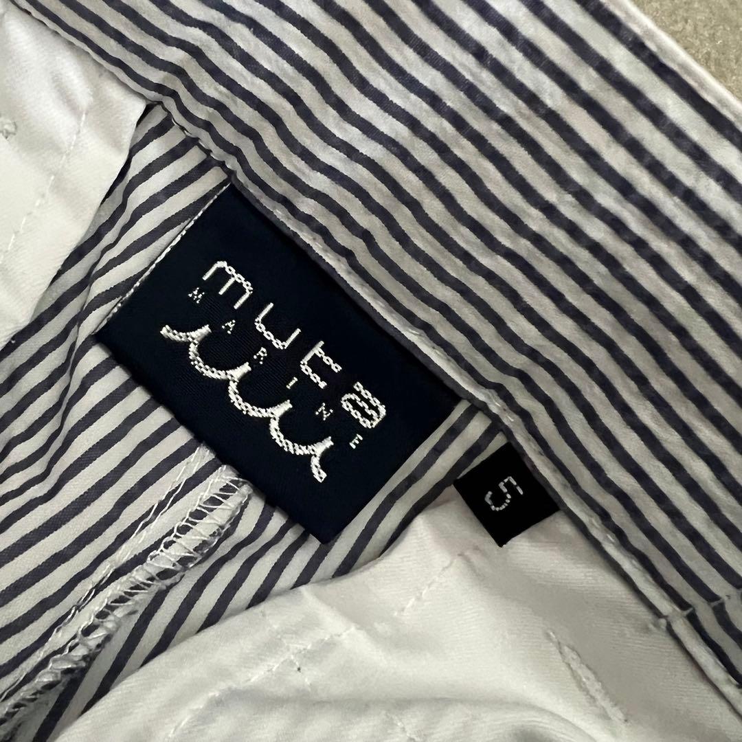 muta MARINE ムータマリン　ハーフパンツ　ストライプ　メンズ　ゴルフ