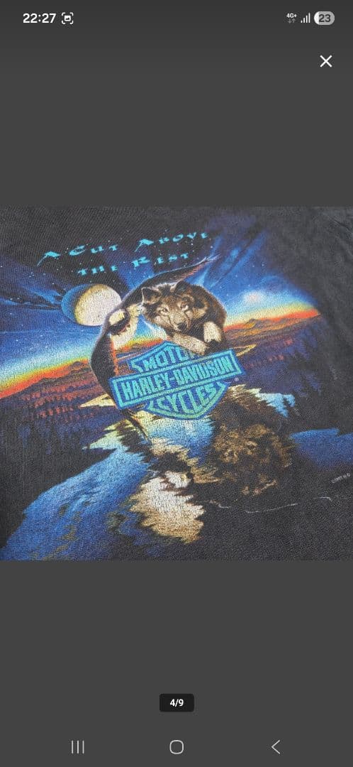 ト*☆様 90's～ハーレーダビッドソン ビンテージ USA製 両面プリント ア