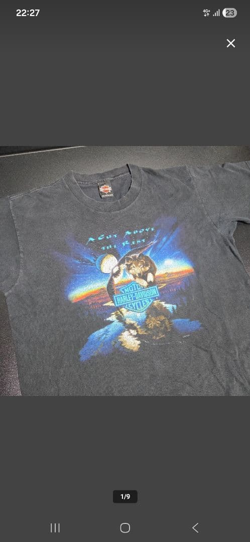 ト*☆様 90's～ハーレーダビッドソン ビンテージ USA製 両面プリント ア