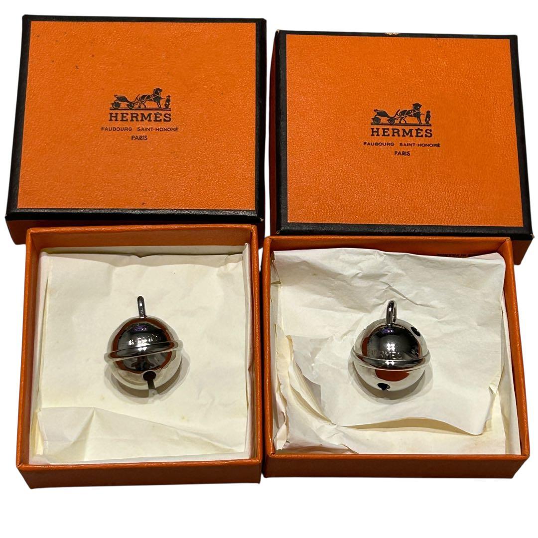 HERMES エルメス スカーフリング ツイリーリング ベル 鈴 シルバー