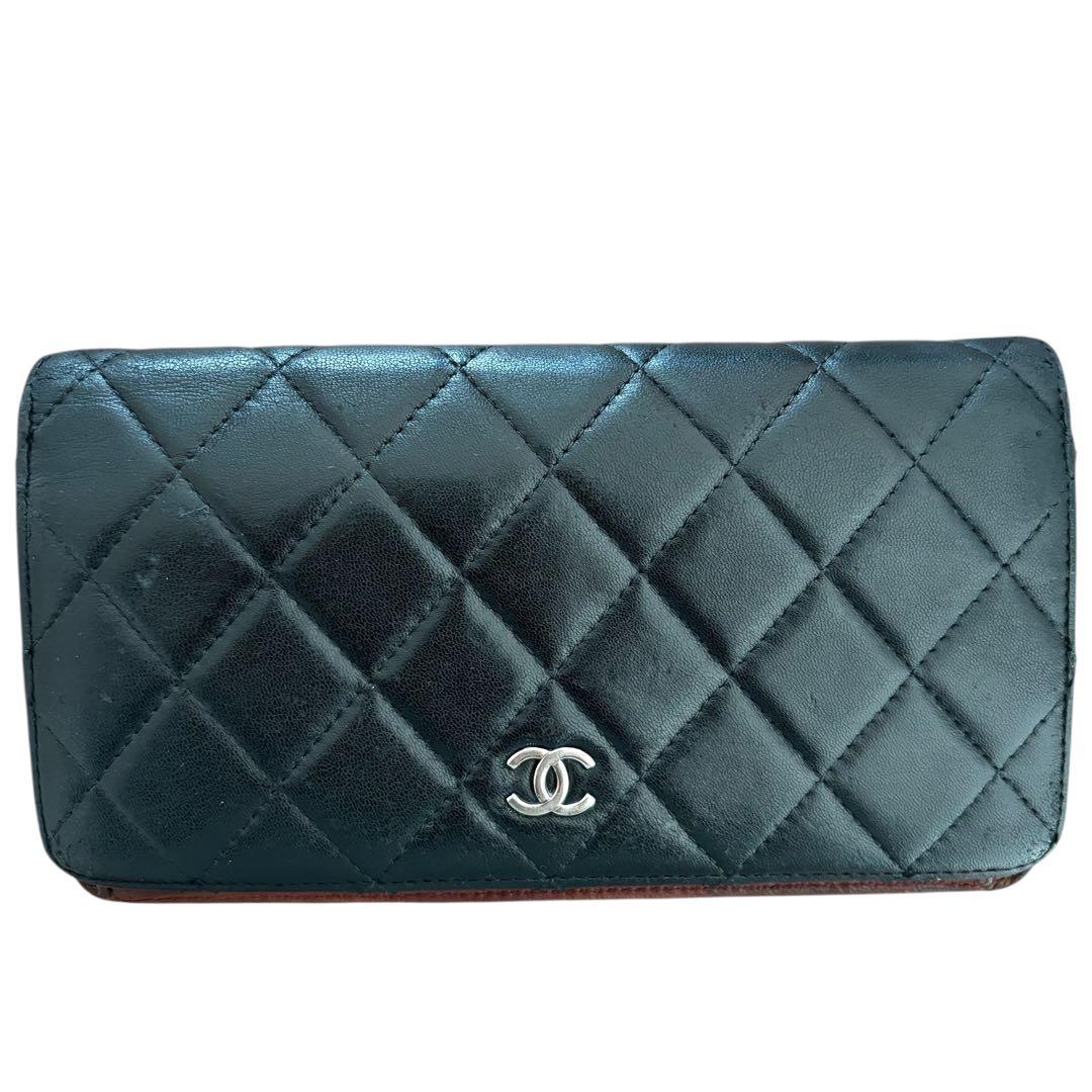 CHANEL マトラッセ　財布 ブラック ココマーク 正規品 ヴィンテージ