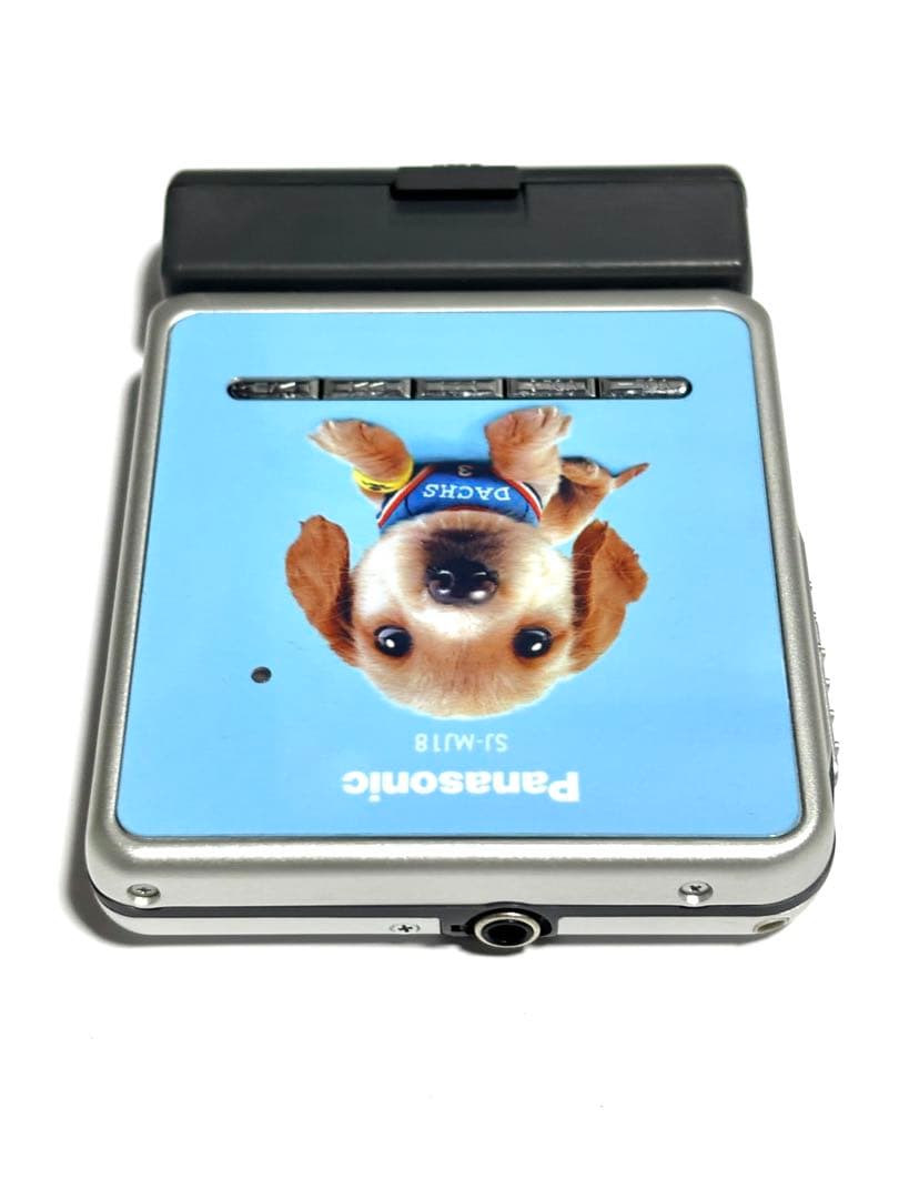 Panasonic MDプレーヤー SJ-MJ18 動作品 乾電池ケース付き