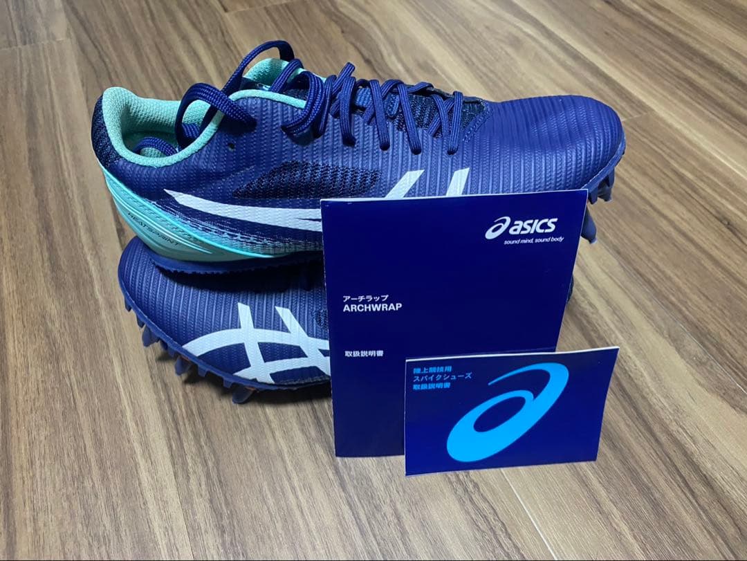 25.0cm asics ARCHIWAP スパイクシューズ