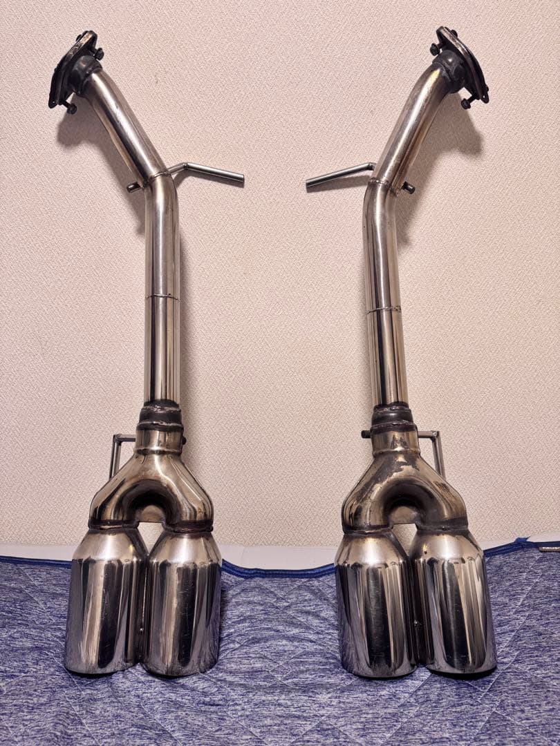フーガY51 スリーキャッツ ４本出し直管マフラー
