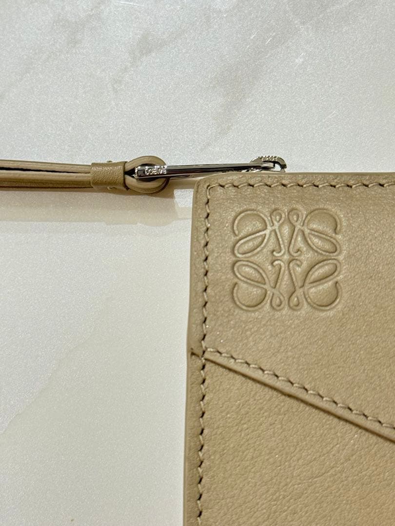 美品 LOEWE ロエベ パズル スリム コンパクト ウォレット 二つ折り財布