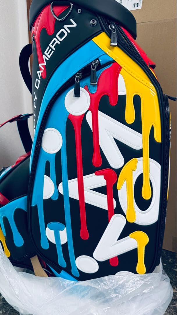 SK様お取引　限定品　2025 ツアーバック　ペイント　ドリップ