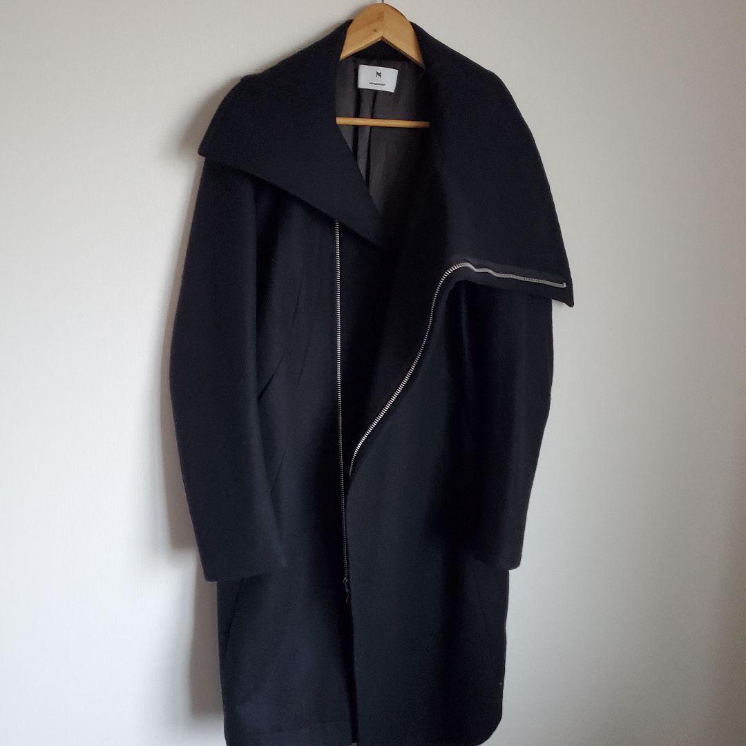 Moonage devilment 美品 ロングコート y2k　ブラック　ウール