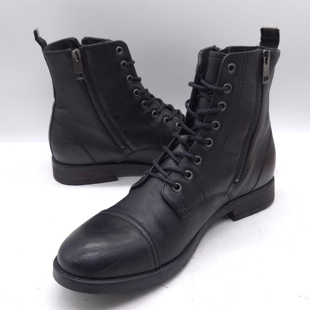 DIESEL ディーゼル レザー レースアップ ブーツ 42 約 27cm